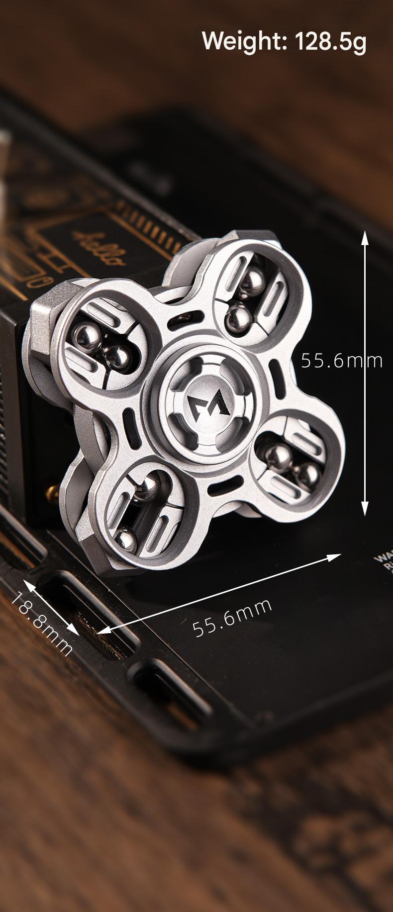 Metal Star Wheel Fidget Spinner Toy