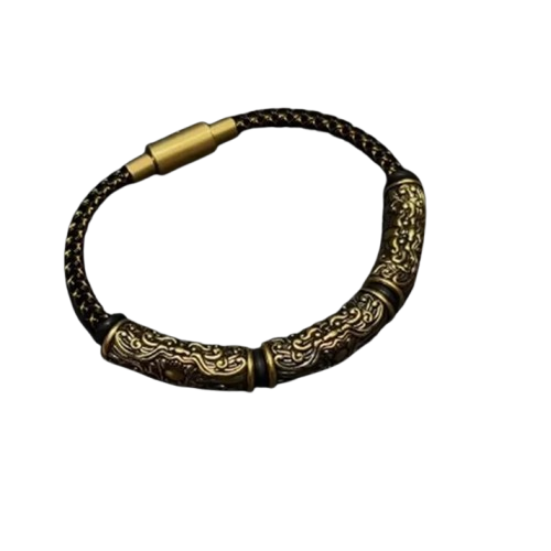 Retro Greedy Black Gold Bracelet