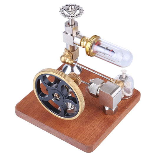 Power Stirling External Combustion Metal Mechanical Engine Model