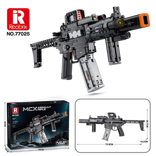 77025 MCX Assault Rifle Assembly Building Blocks Model Kit