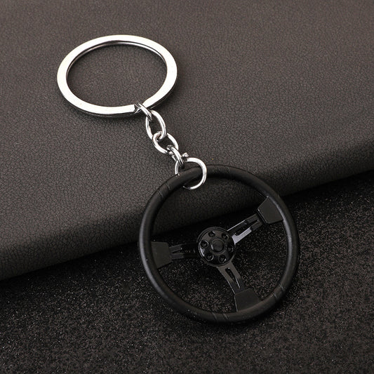Mini Steering Wheel Keychain