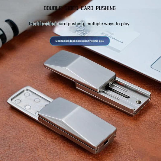 Cyber Truck Double-Sided Magnetic Push Card EDC Toy
