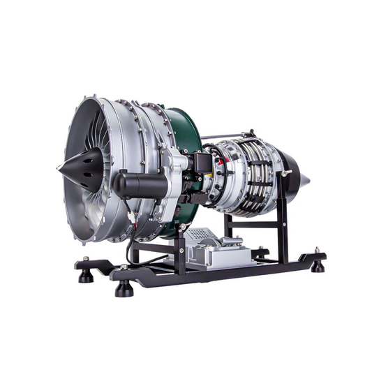 Turbine Aircraft Engine Metal Mechanical Toy Model