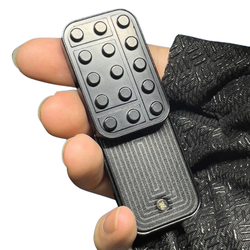 Metal EDC Push Card Fingertip Decompression Toy