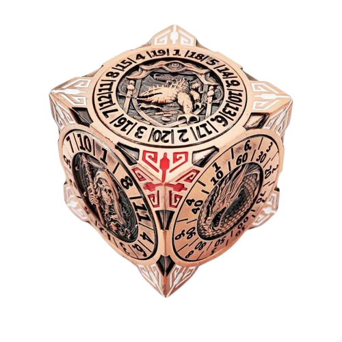 7 in 1 Six Sided Rotating Dnd Dice Set