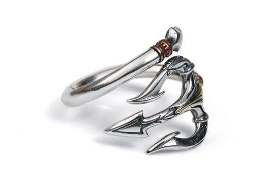 Unisex Trident Ring
