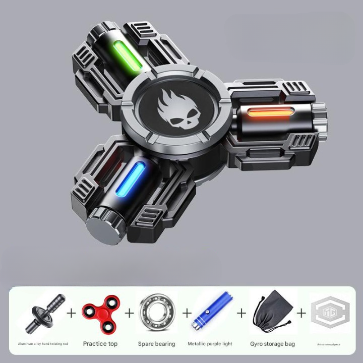 LED Alloy Fidget Finger Spinner
