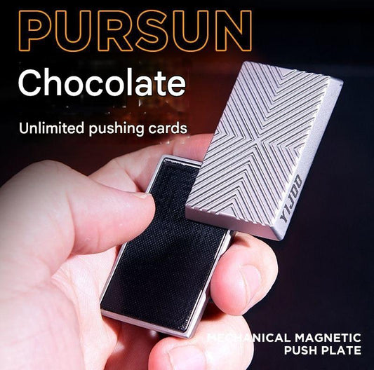 EDC Push Card Full Metal Click Coin Decompression Toy