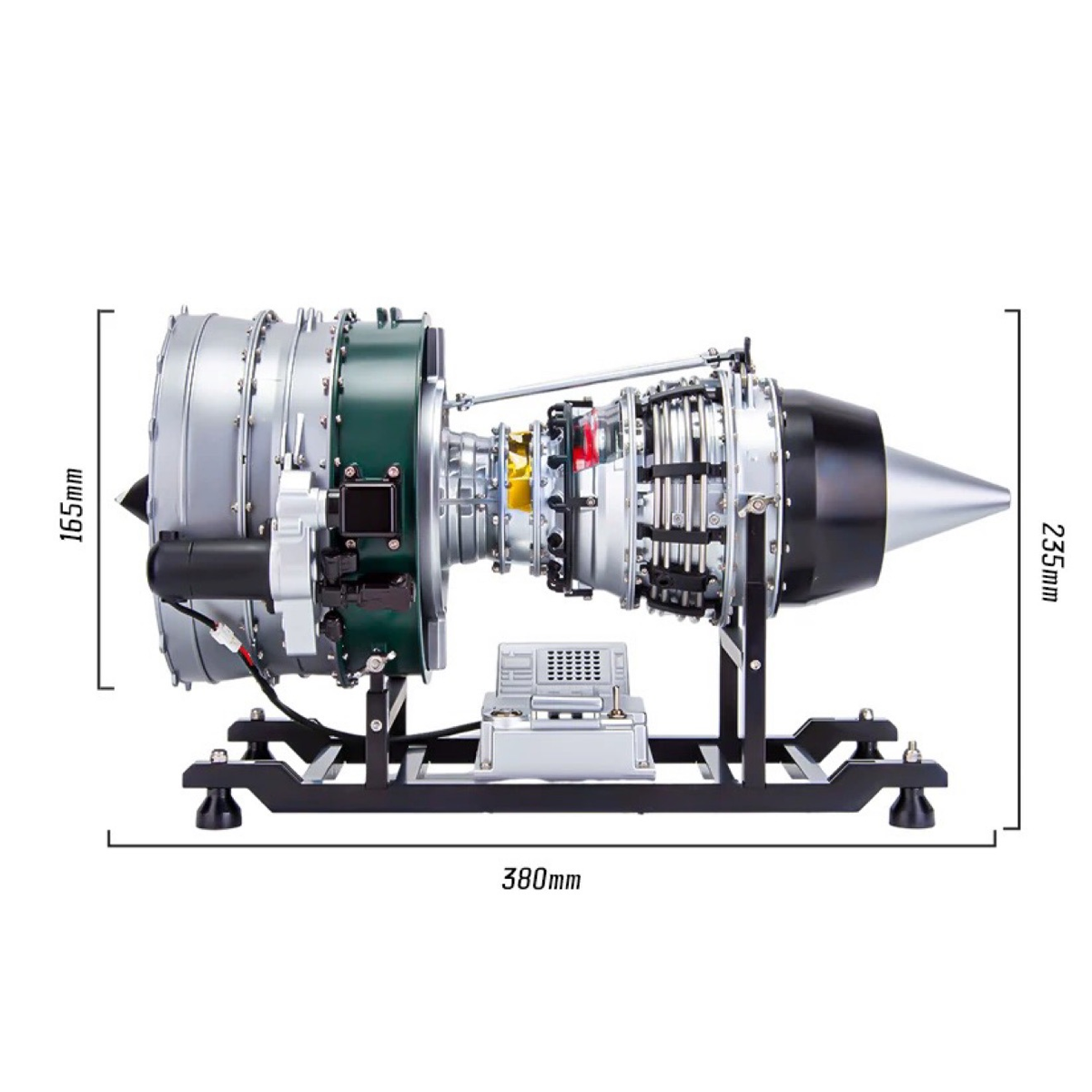 Turbine Aircraft Engine Metal Mechanical Toy Model