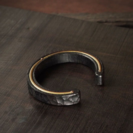 Retro Ebony Open Ring