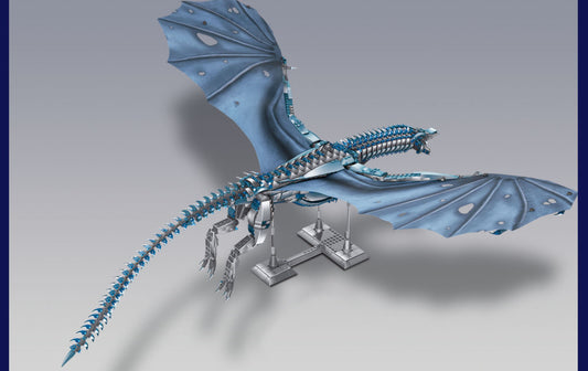 Frost Dragon Building Blocks Set