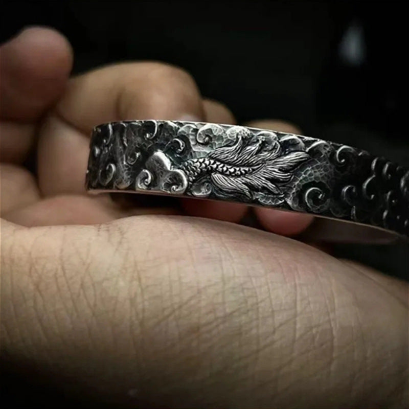Wudang Python Bird Swallow Dragon Relief Bracelet