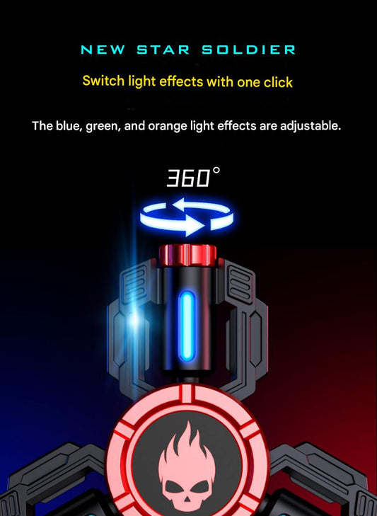 LED Alloy Fidget Finger Spinner