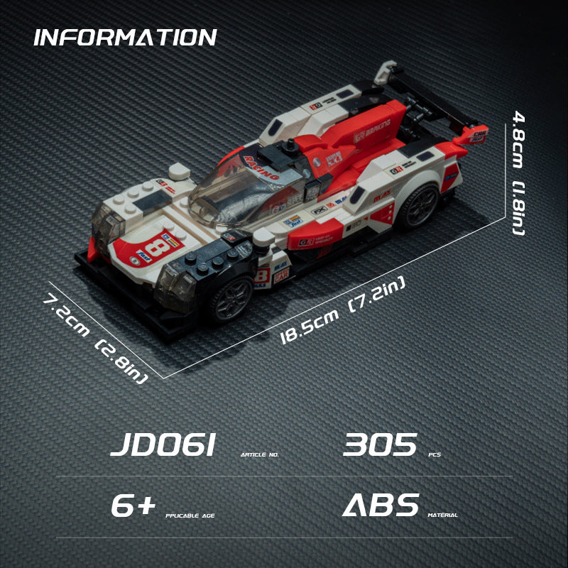 JD061 Le Mans Sports Racing Car Building Block Set