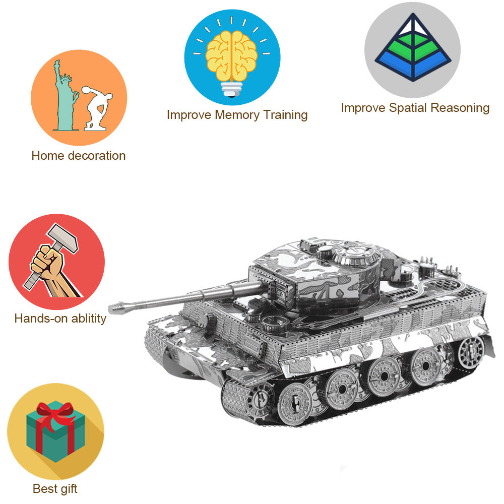 DIY Tank Handmade 3D Metal Puzzle