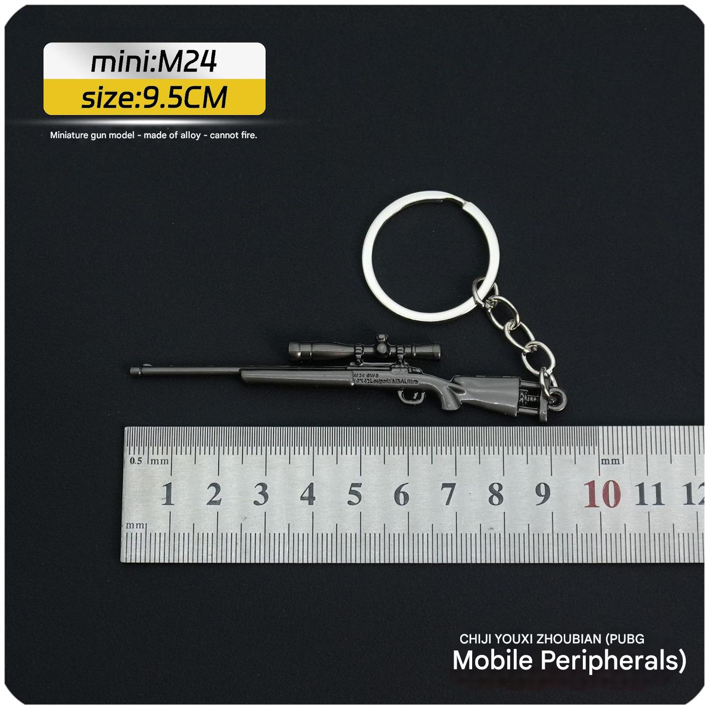 Mini Gun Keychain