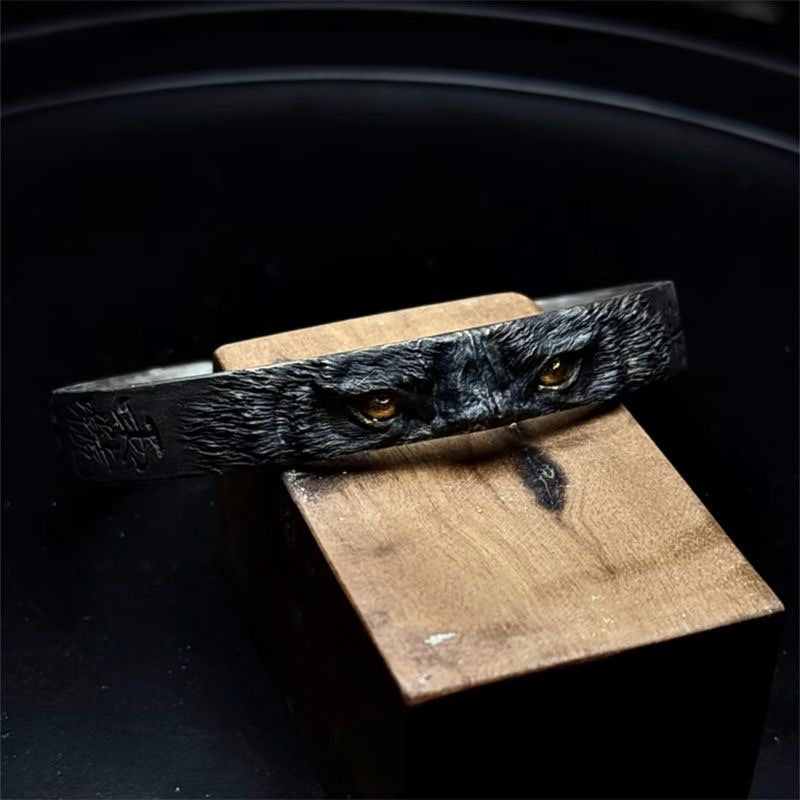 Wolf Eyes Cuff Bracelet