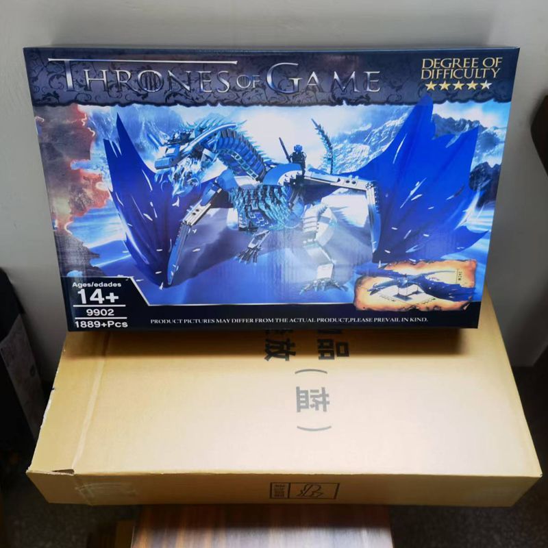 Frost Dragon Building Blocks Set