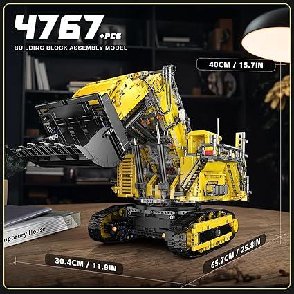 Yuxing 17070 Excavator Building Blocks Set