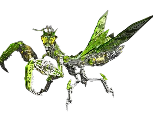 3D Mechanical Metal Mantis Assembly Model Kit