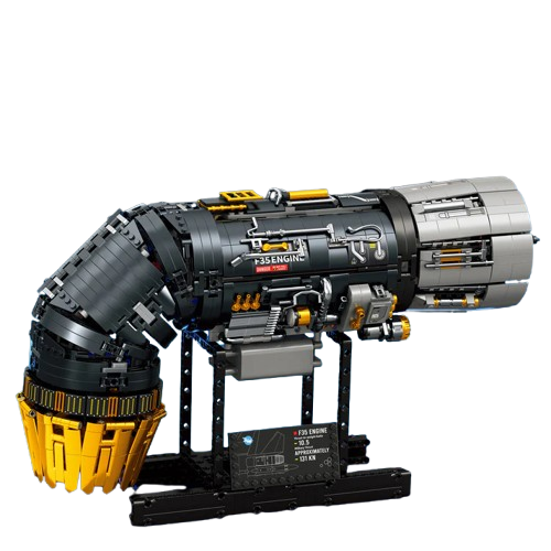 33014 F35B Mechanical Engine Assembly Building Block Model Kit