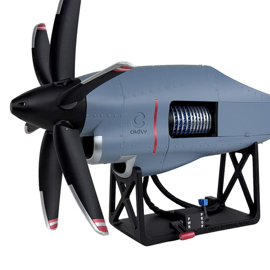 C-130 Aircraft Turboprop Engine Model Assembled