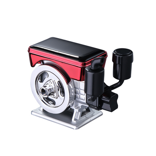 Solar Powered Tractor Engine Car Dashboard Ornament