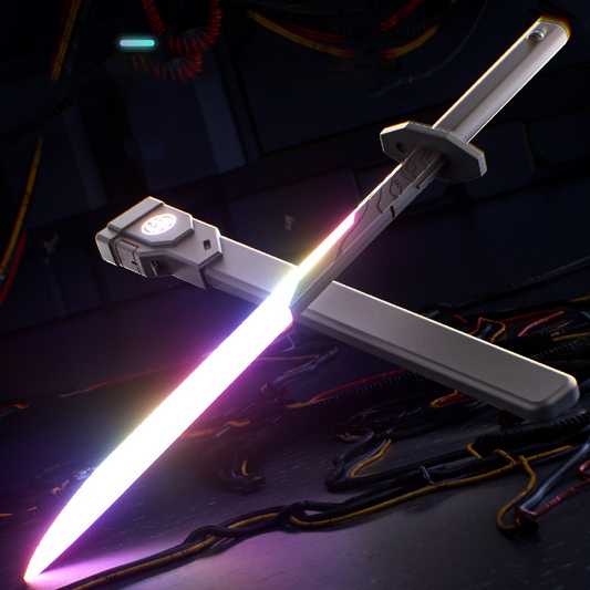 Spray Spark Light-Up Laser Sword Model