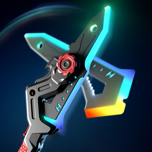 Dual-Form Projectile Laser Light Saber Shadow Sword Axe