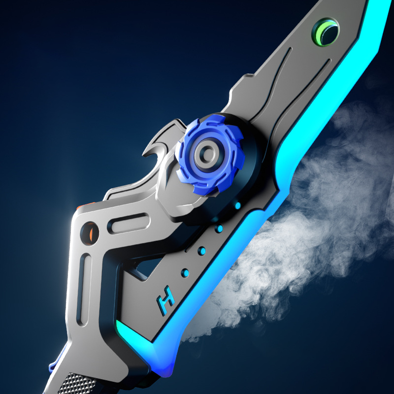 Dual-Form Projectile Laser Light Saber Shadow Sword Axe