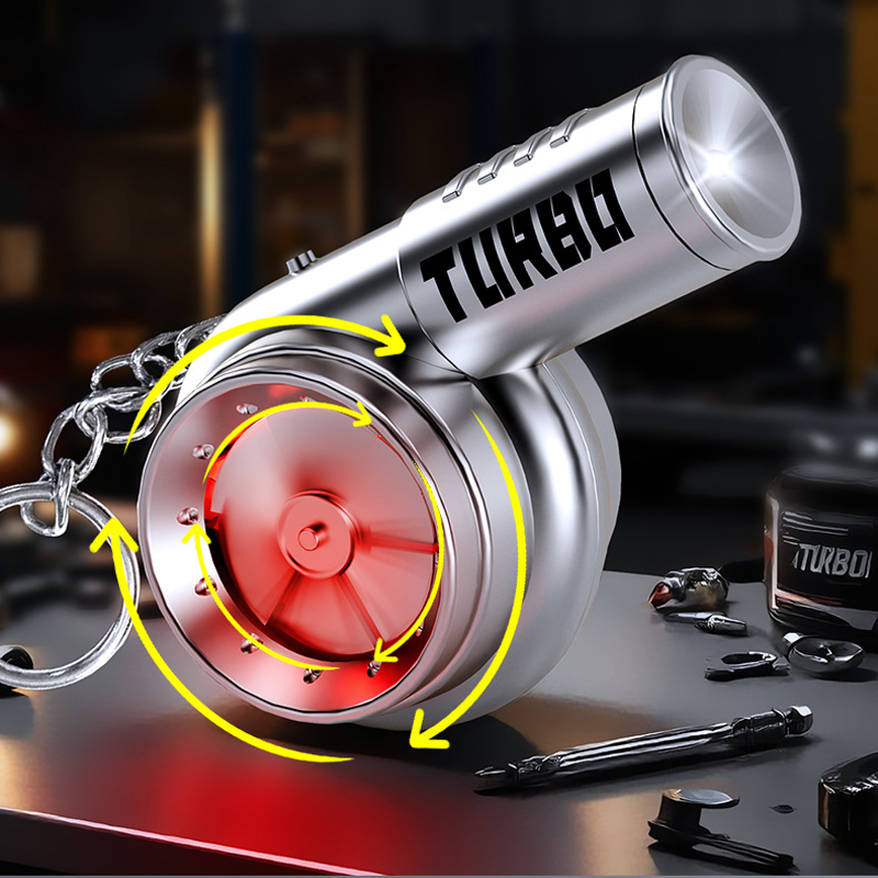 Turbo Charger Metal Key Chain
