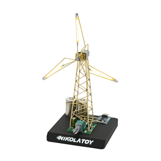 Desktop Rotating Windmill Model Night Light