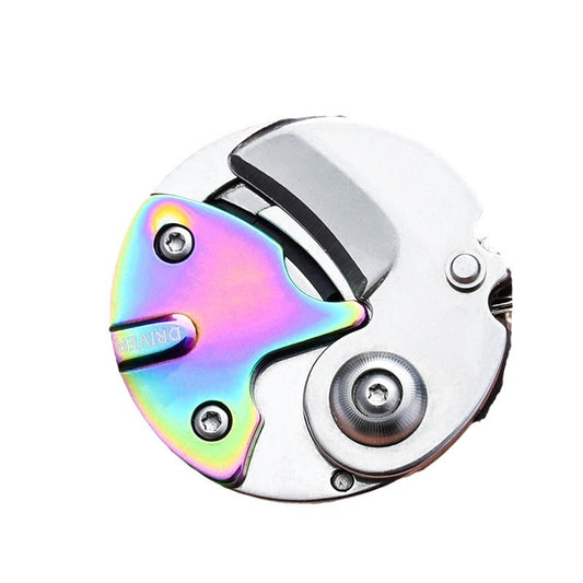 Mini Coin Pocket Folding Knife Keychain