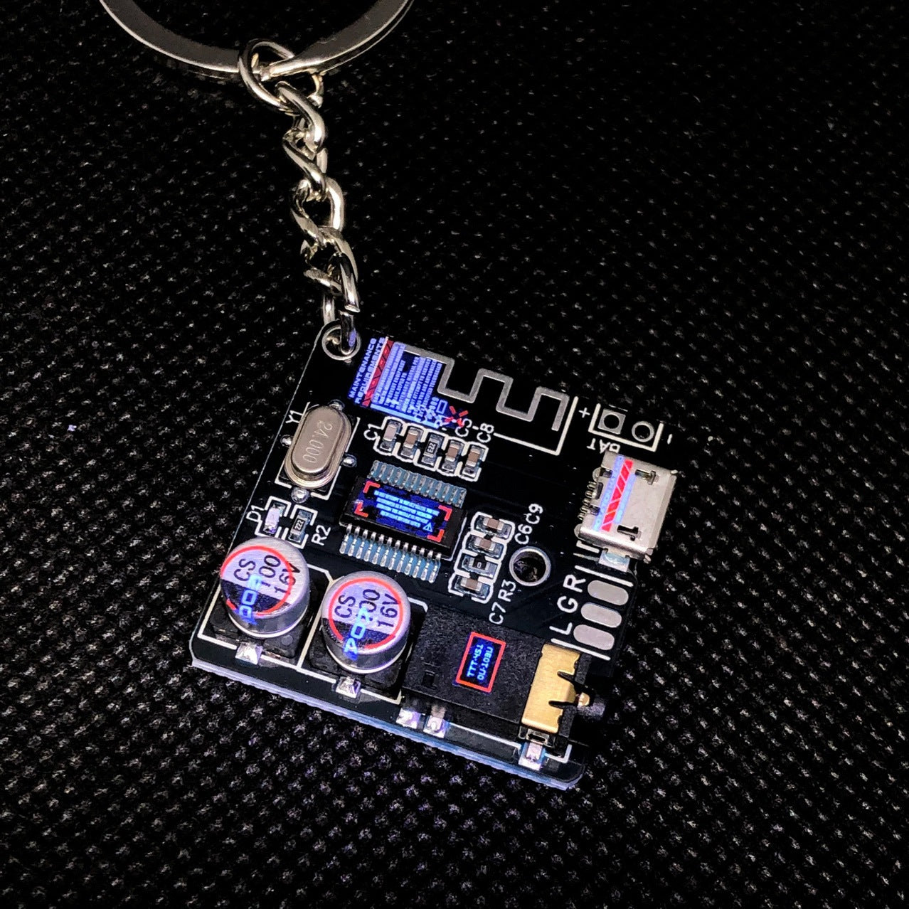 Circuit Board Tech Keychain