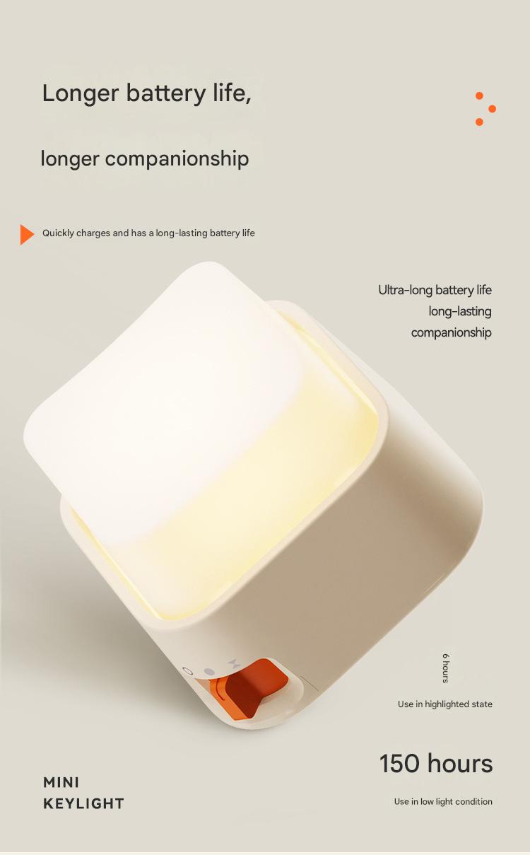 Mini Rechargeable Keyboard Decorative Night Light