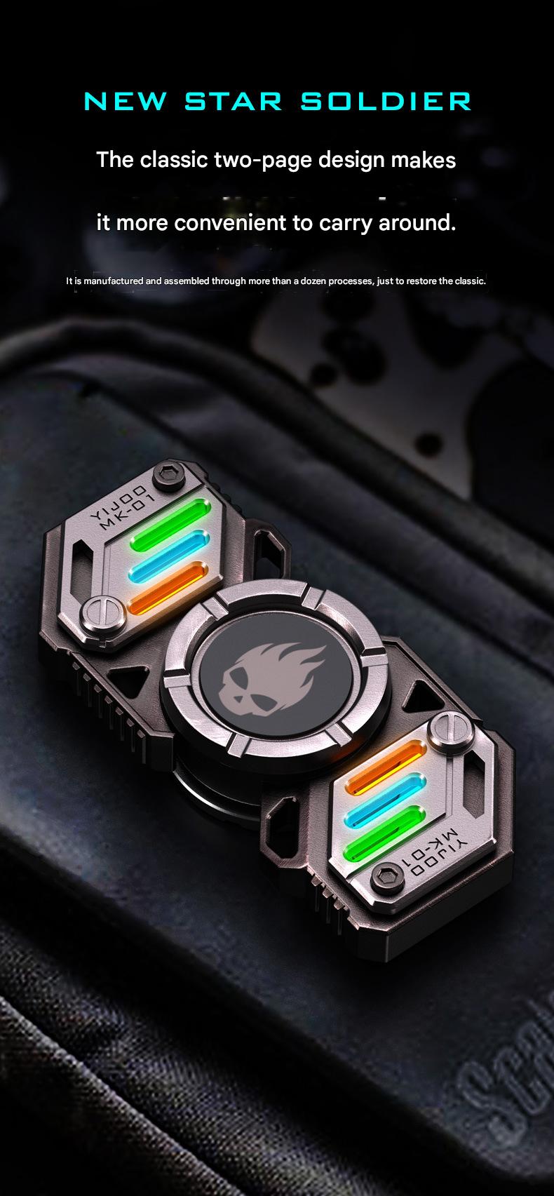 Luminous Star Soldier Finger Spinner
