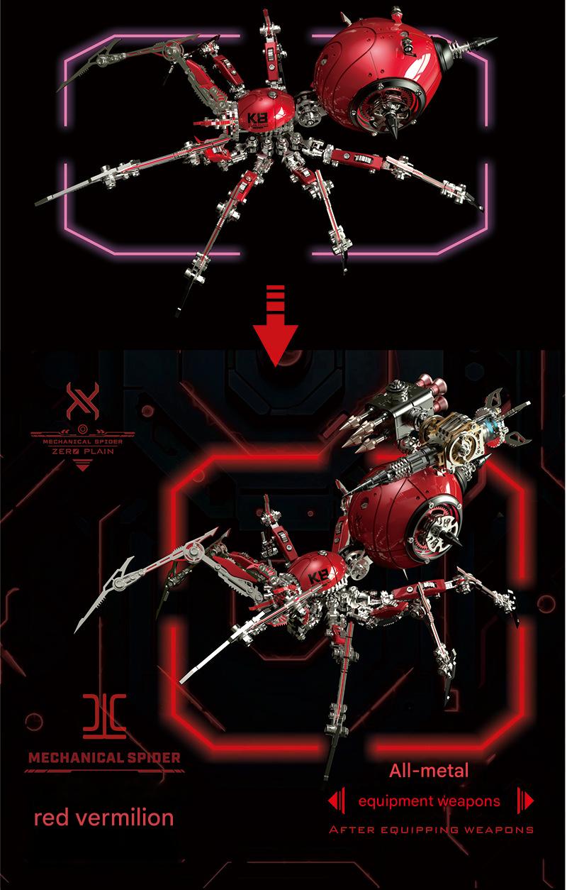 Dragon Zero Metal Assemble Spider Model Kit