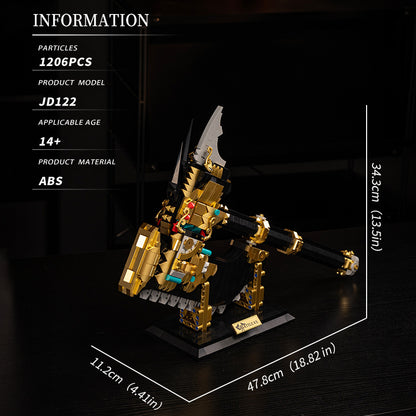 JD122 Chainsaw Axe Building Block Set