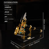 JD122 Chainsaw Axe Building Block Set
