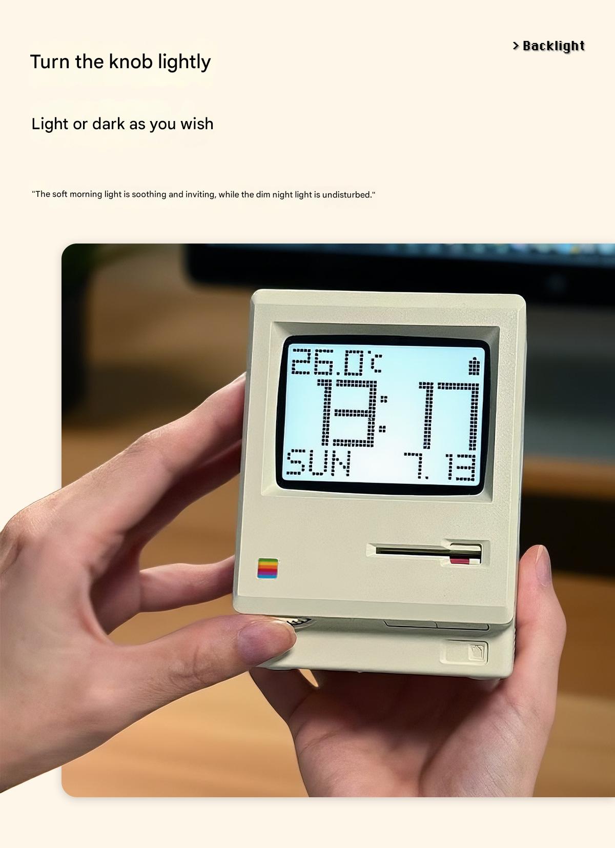 Maclock Macintosh Retro Alarm Clock