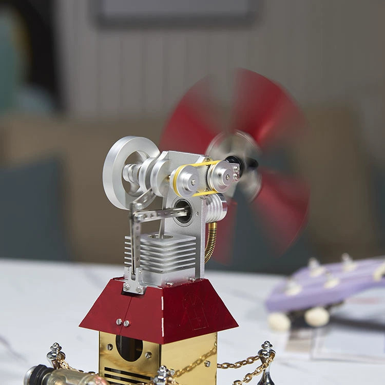 Stirling Engine Model External Combustion Heat Engine