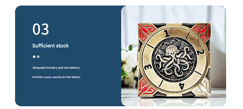 7 in 1 Six Sided Rotating Dnd Dice Set