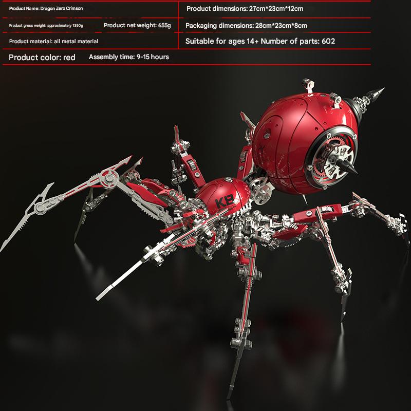 Dragon Zero Metal Assemble Spider Model Kit