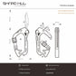 Multifunctional Carabiner Keychain