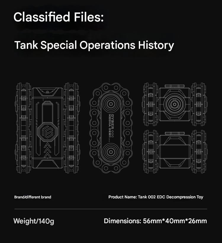 Tank EDC Palm Decompression Toy