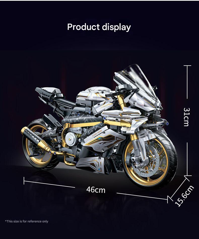 BMW Mechanical Racing Motorcycle Building Blocks Set