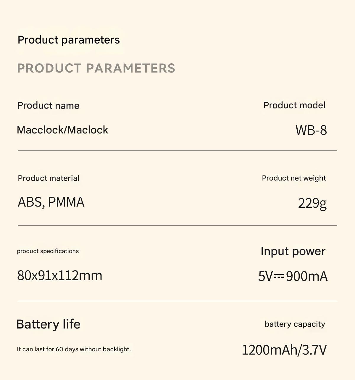 Maclock Macintosh Retro Alarm Clock