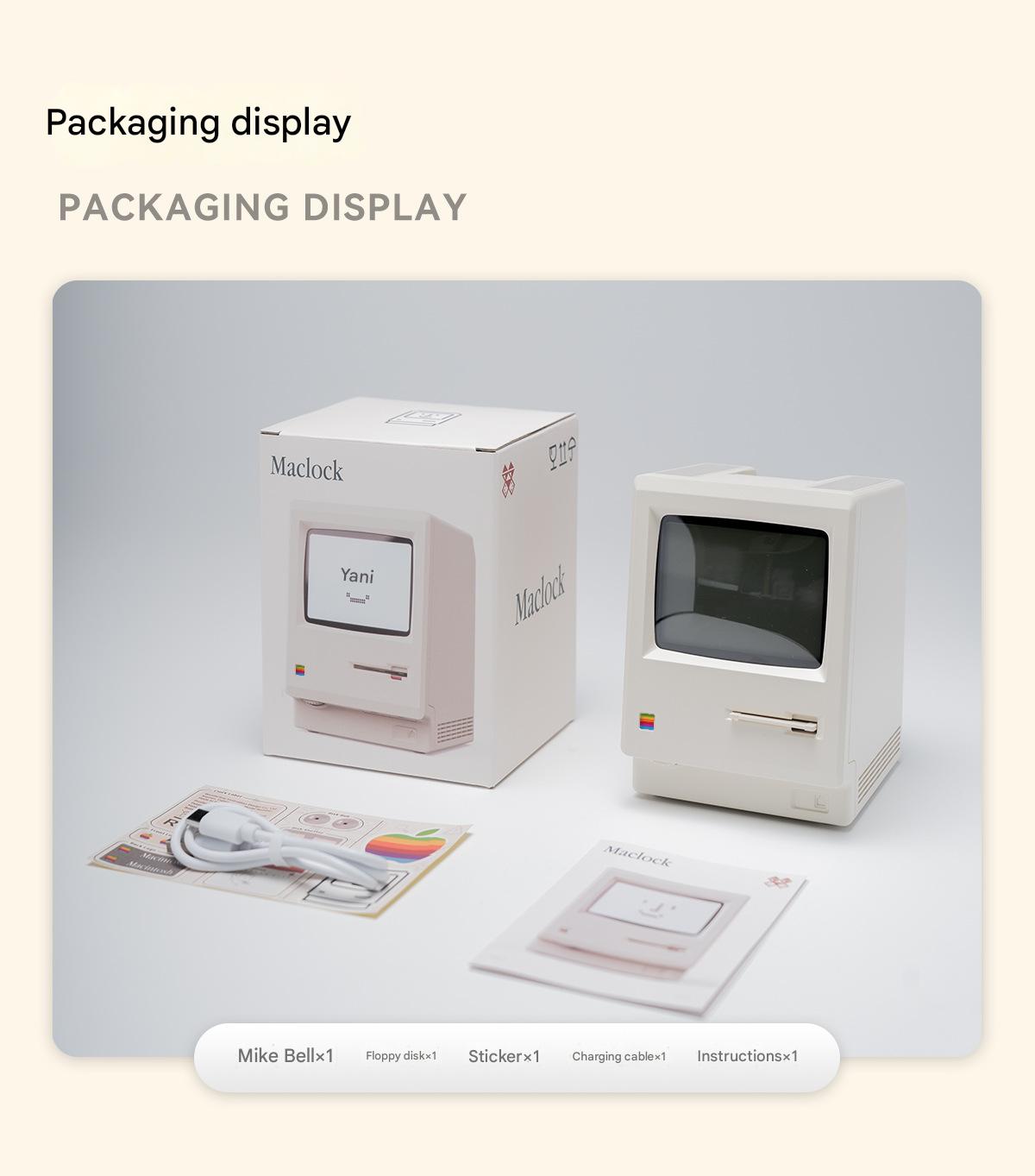 Maclock Macintosh Retro Alarm Clock