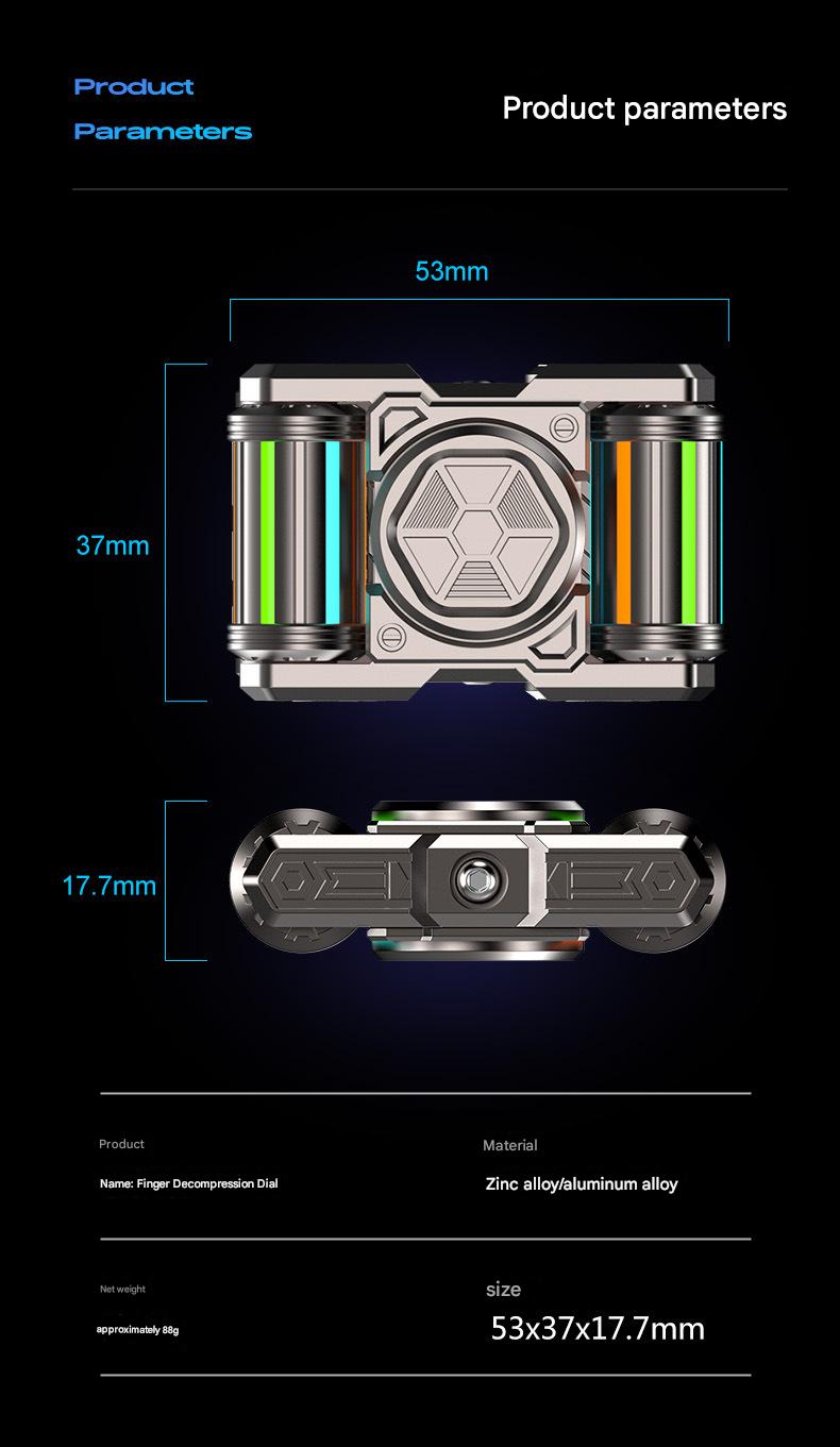 Tank 101 Metal EDC Fingertip Gyro Toy