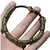 Retro Black Gold Gourmet Semicircle Bracelet